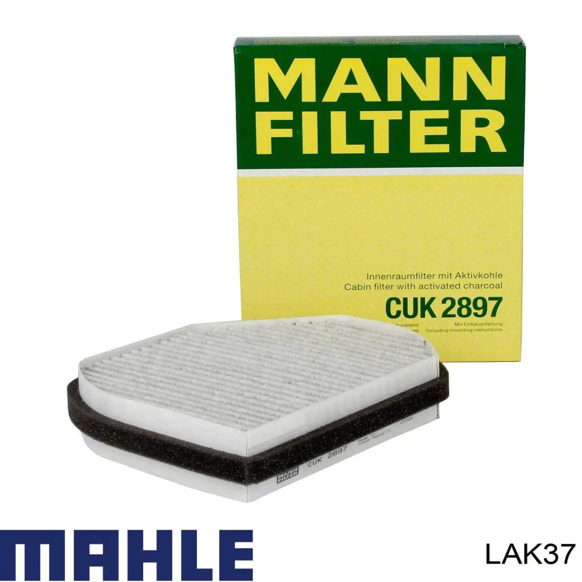 Filtro de habitáculo LAK37 Mahle Original