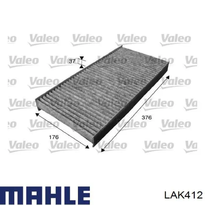 Filtro de polen Mahle Original LAK412