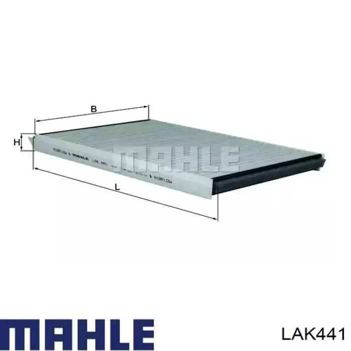 LAK441 Mahle Original filtro habitáculo