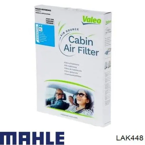 LAK448 Mahle Original filtro habitáculo