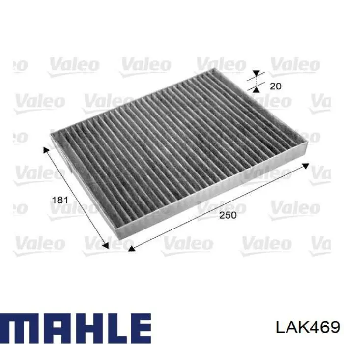 Comprar LAK469 Mahle Original Filtro de aire del habitáculo