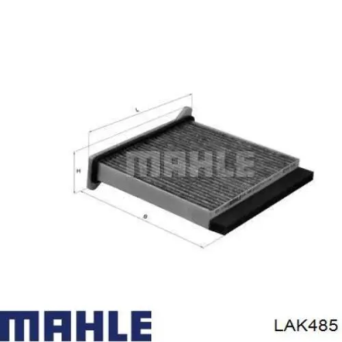 LAK485 Mahle Original filtro habitáculo