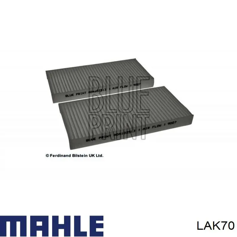 Filtro de habitáculo LAK70 Mahle Original