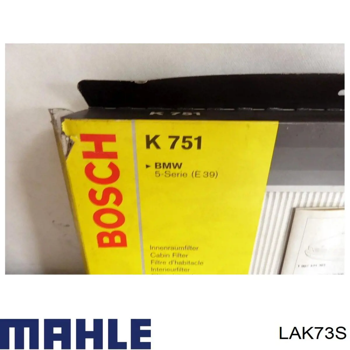 LAK73S Mahle Original Filtro antipolen