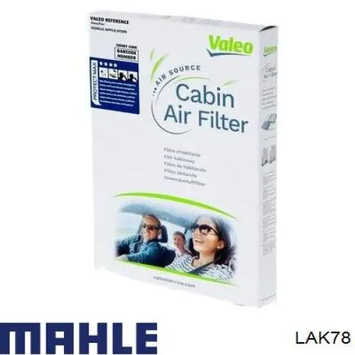 LAK78 Mahle Original Filtro antipolen