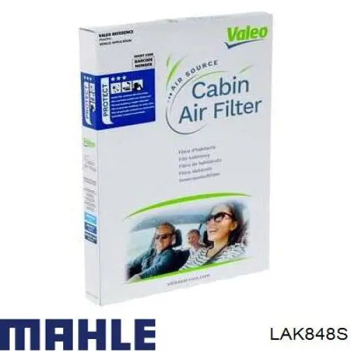 LAK848S Mahle Original filtro habitáculo