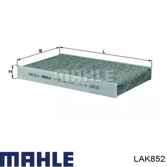 LAK852 Mahle Original Filtro antipolen