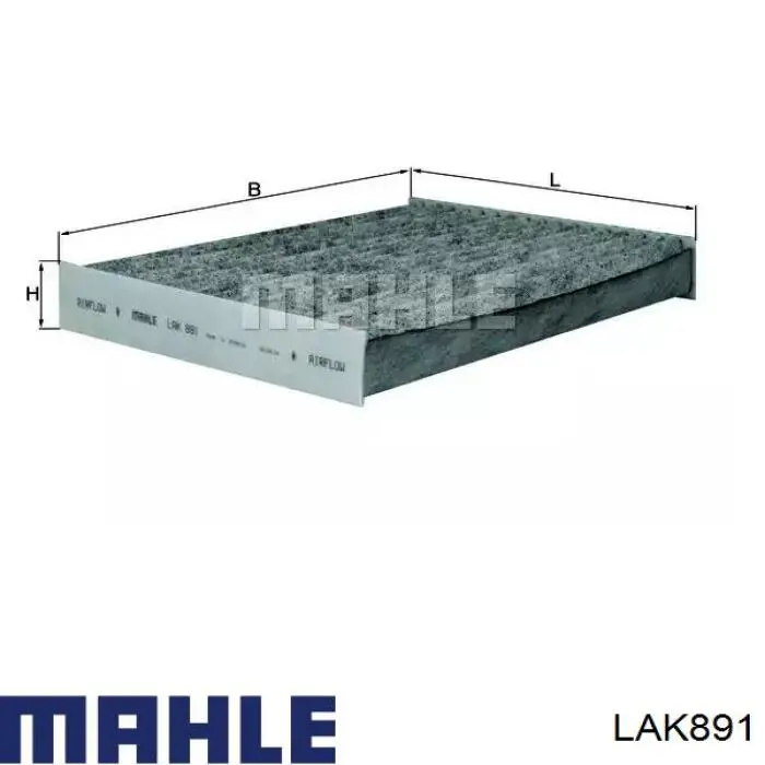 Comprar LAK891 Mahle Original Filtro de aire del habitáculo