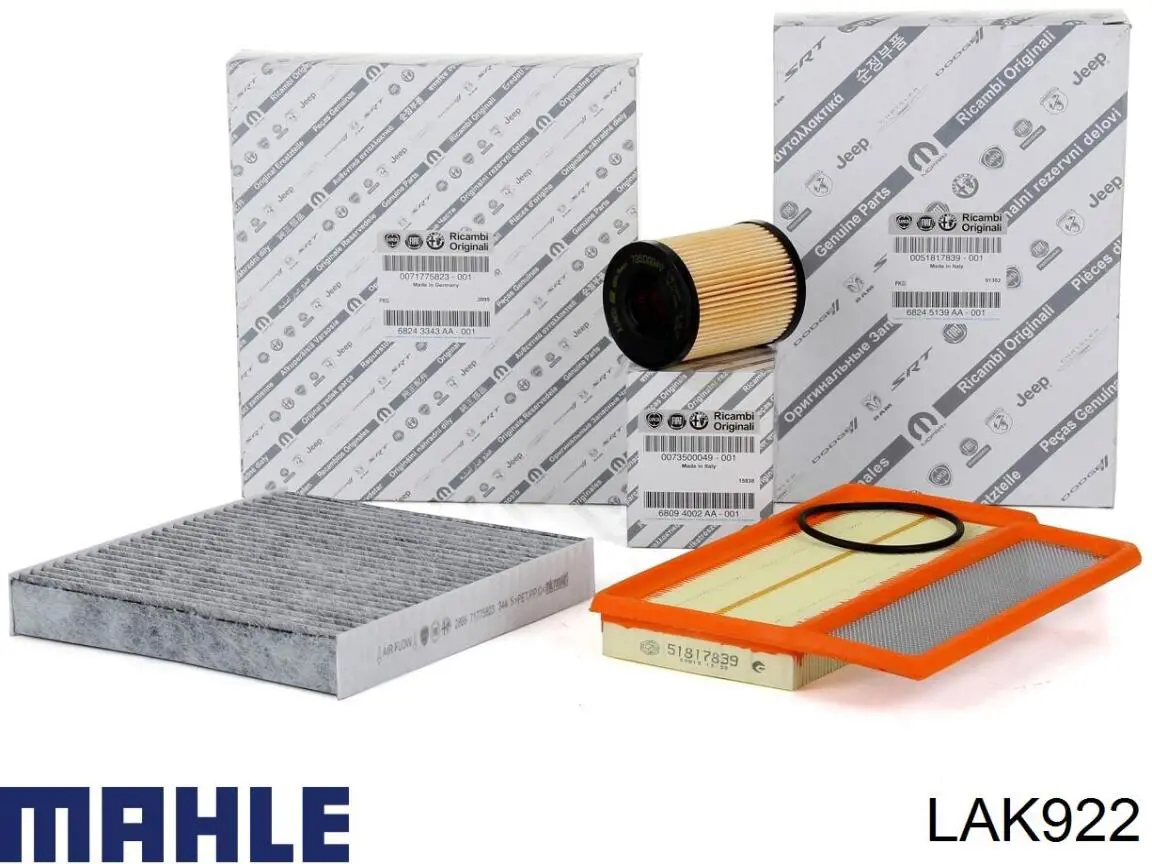 Filtro de polen Mahle Original LAK922