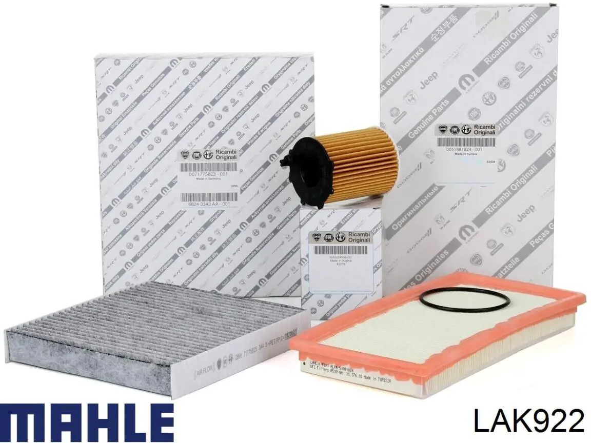 LAK922 Mahle Original Filtro antipolen
