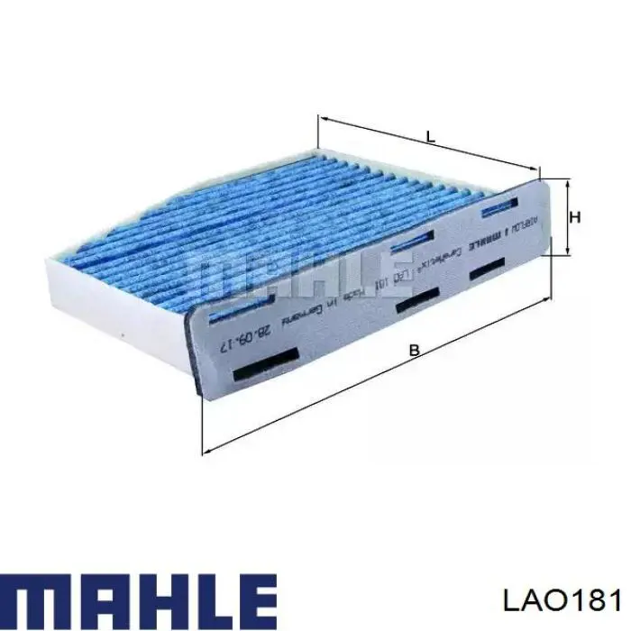 LAO181 Mahle Original filtro habitáculo