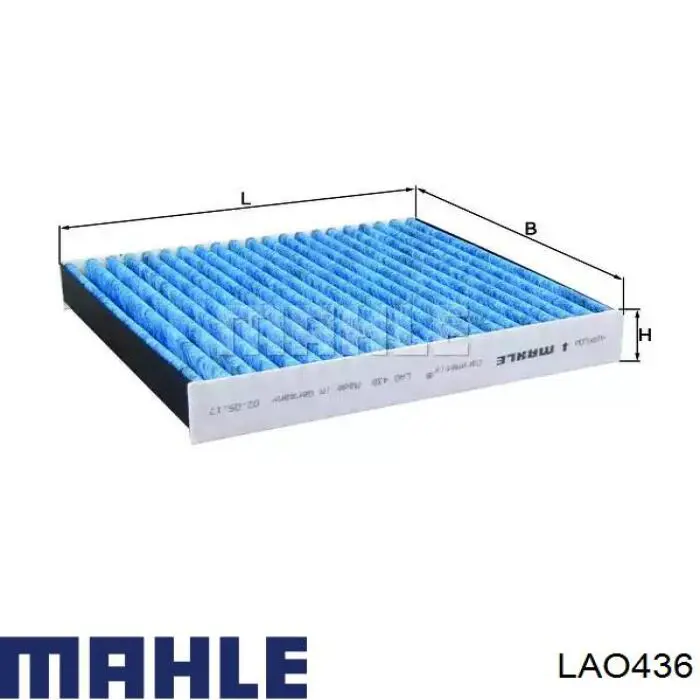 LAO436 Mahle Original filtro de habitáculo