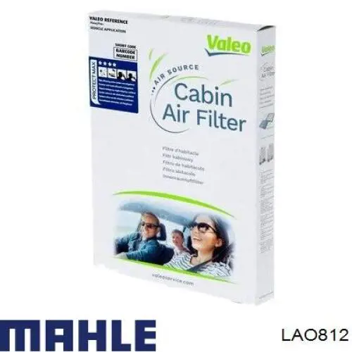Filtro de habitáculo LAO812 Mahle Original