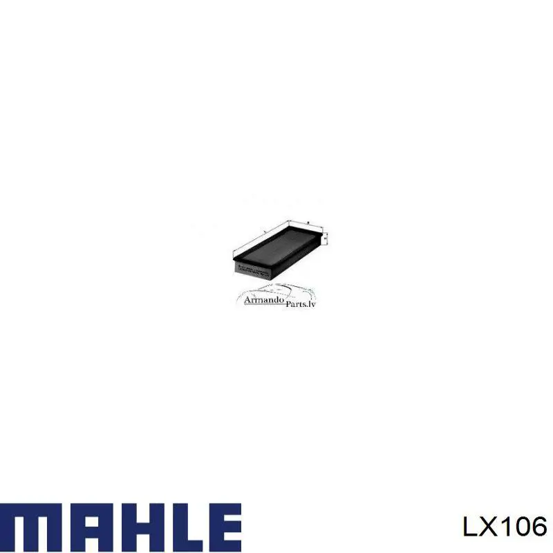 El filtro de aire Mahle Original LX106 precio, desde 8,79 EUR