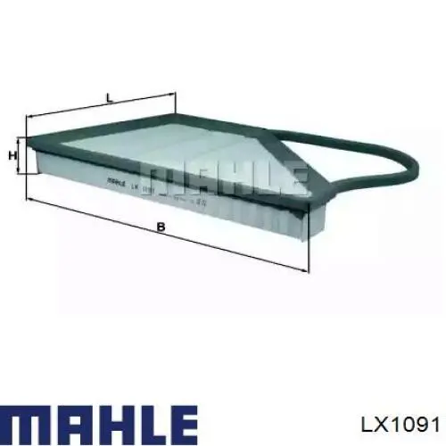 LX1091 Knecht-Mahle filtro de aire