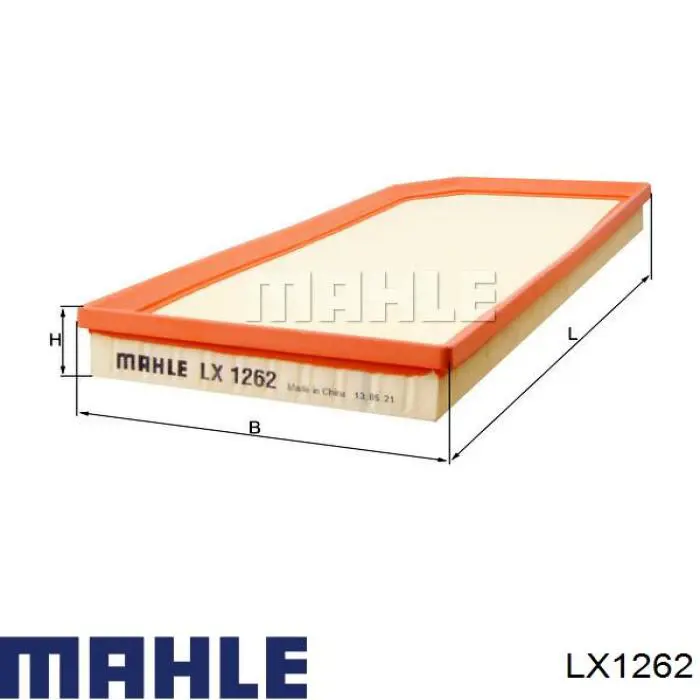 LX1262 Mahle Original filtro de aire