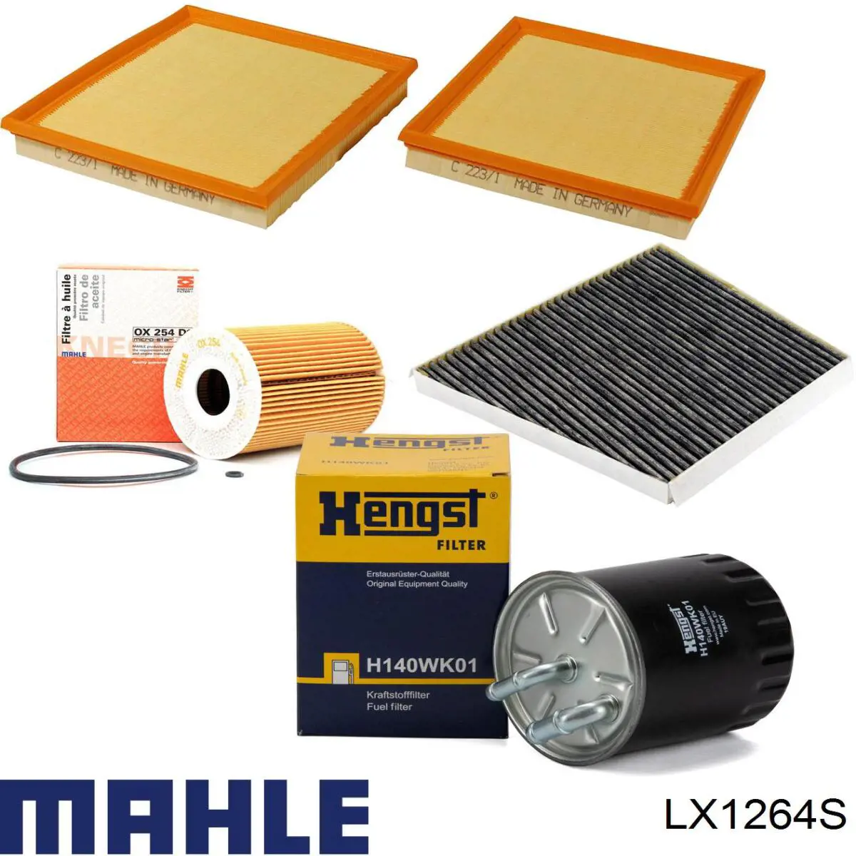 LX1264S Mahle Original filtro de aire