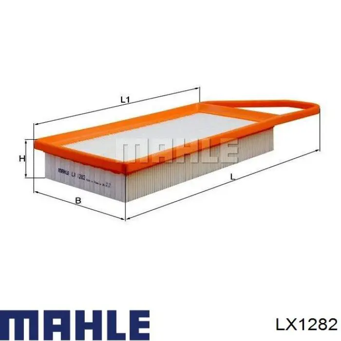 LX1282 Mahle Original filtro de aire