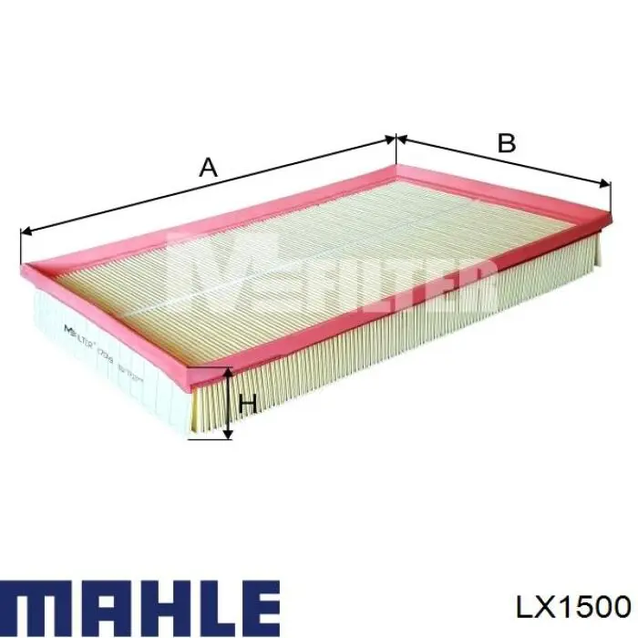 Filtro aire Mahle Original LX1500