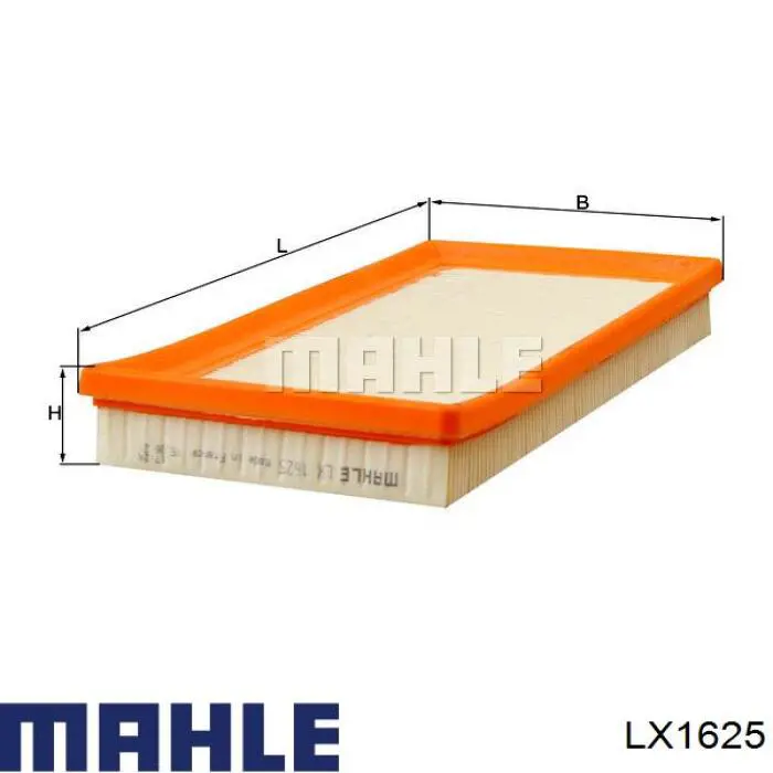 Comprar LX1625 Mahle Original Filtro de aire