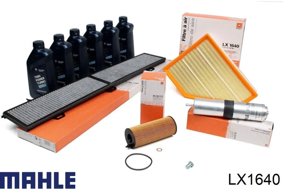 LX1640 Mahle Original Filtro de aire de motor