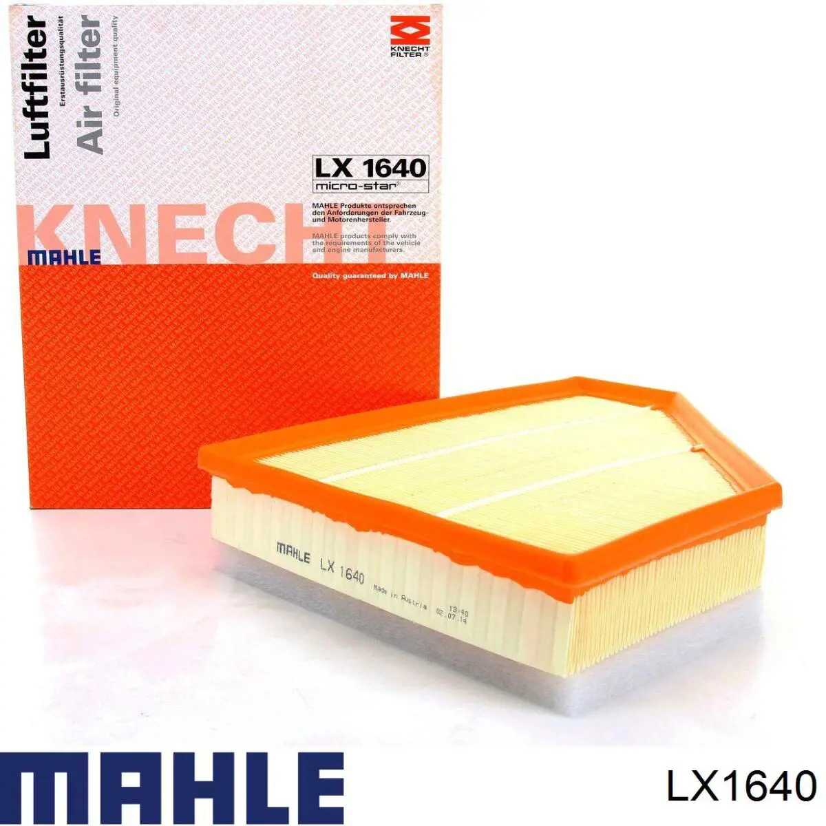Filtro de aire LX1640 Mahle Original