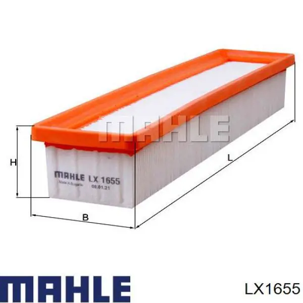 LX1655 Mahle Original filtro de aire