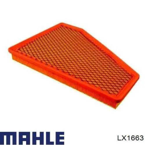 LX1663 Mahle Original Filtro de aire de motor