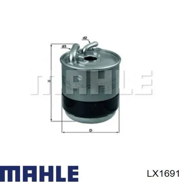 LX1691 Mahle Original filtro de aire