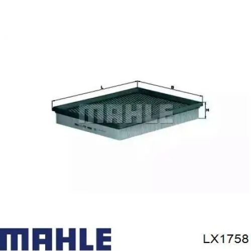 LX1758 Mahle Original filtro de aire