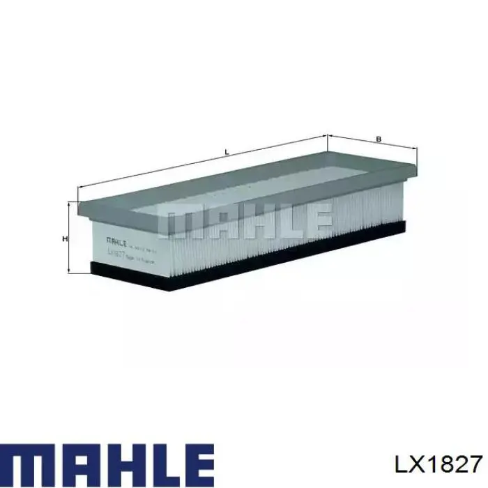 El filtro de aire Mahle Original LX1827 precio, desde 7,17 EUR