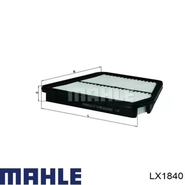 El filtro de aire Mahle Original LX1840 precio, desde 8,73 EUR