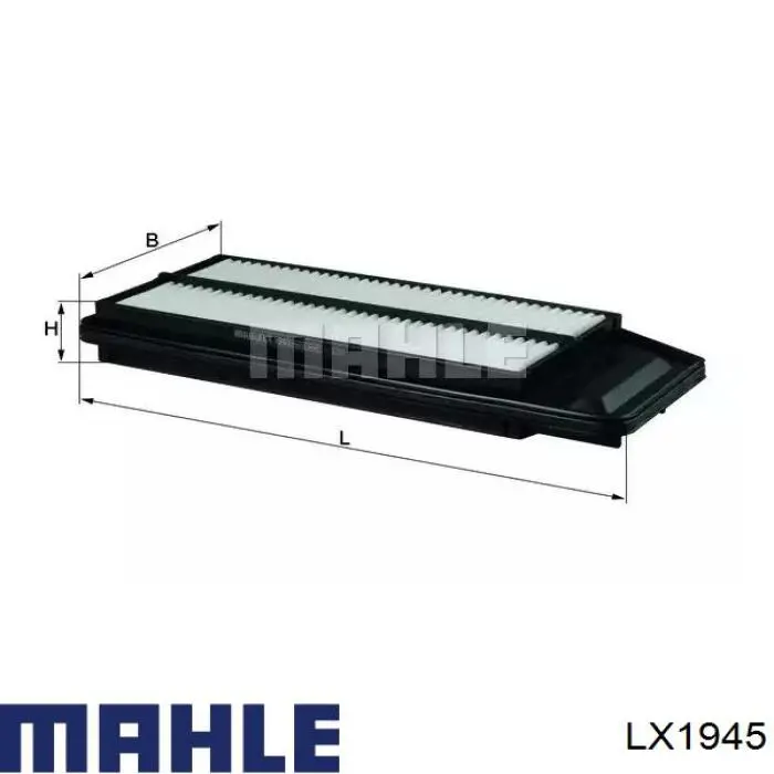 El filtro de aire Mahle Original LX1945 precio, desde 13,74 EUR