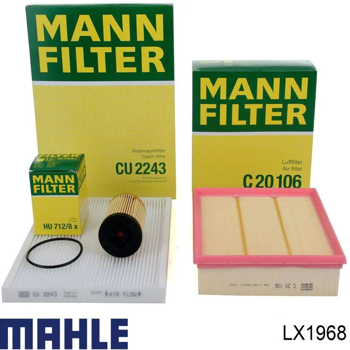 Filtro de aire LX1968 Mahle Original