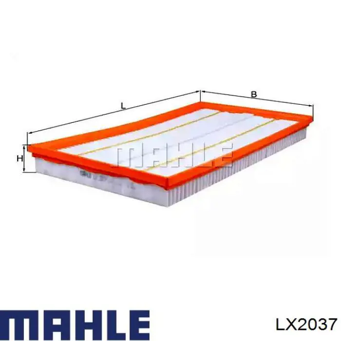 El filtro de aire Mahle Original LX2037 precio, desde 37,31 EUR