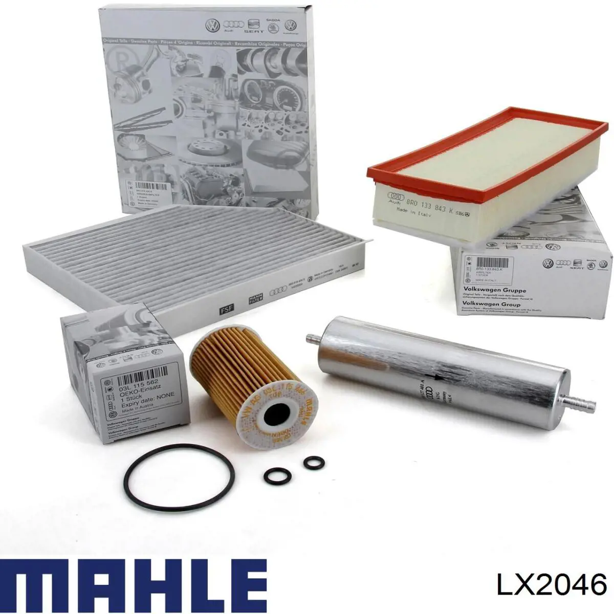 Casco de filtro de aire Audi A4 8K2