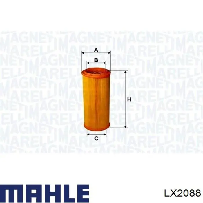 El filtro de aire Mahle Original LX2088 precio, desde 9,41 EUR