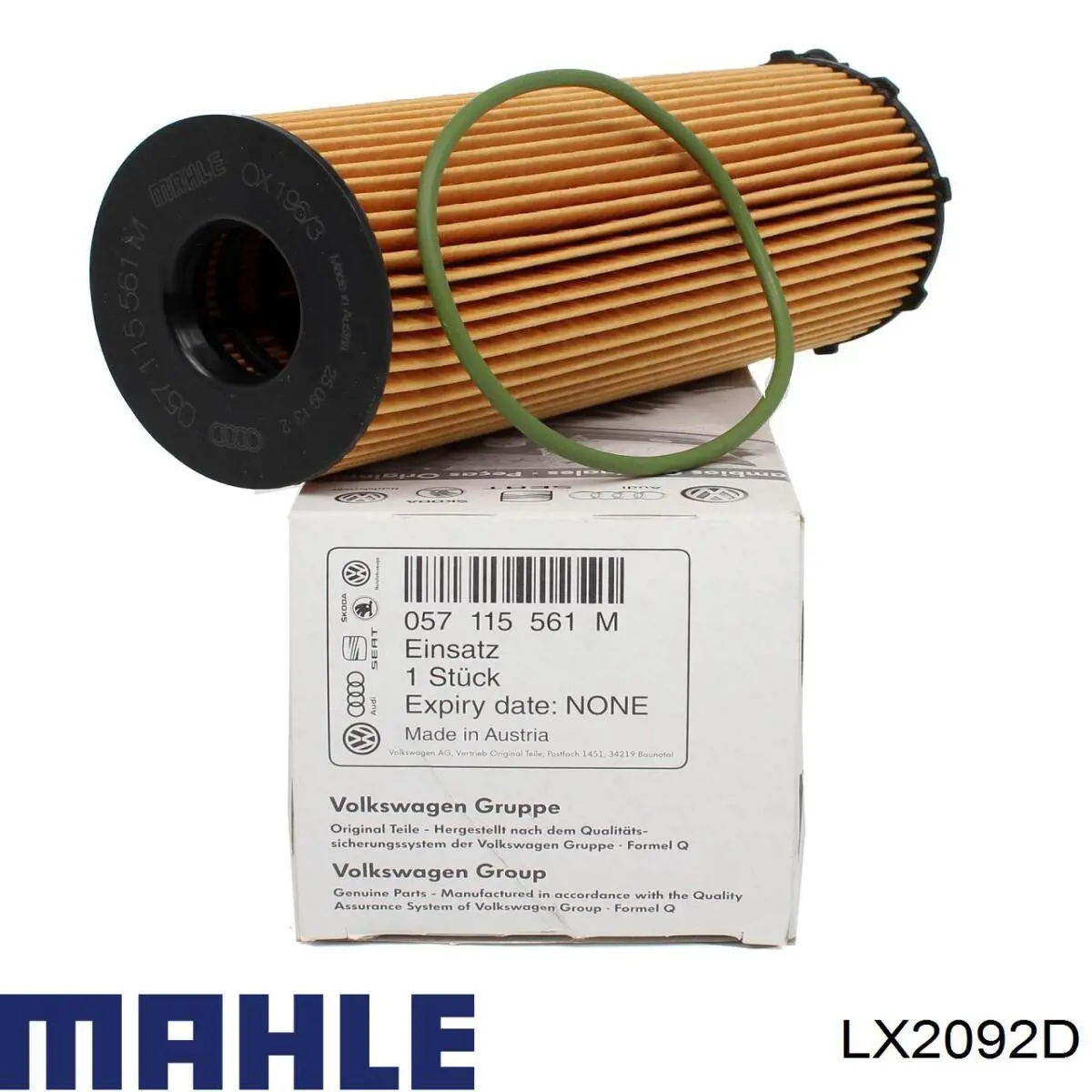 Filtro de aire LX2092D Mahle Original