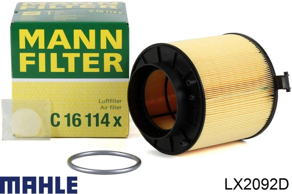 LX2092D Mahle Original Filtro de aire de motor