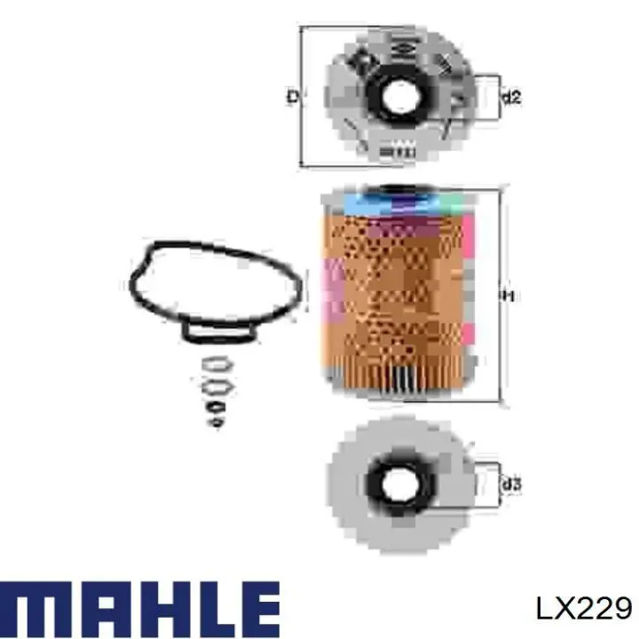 LX229 Mahle Original filtro de aire