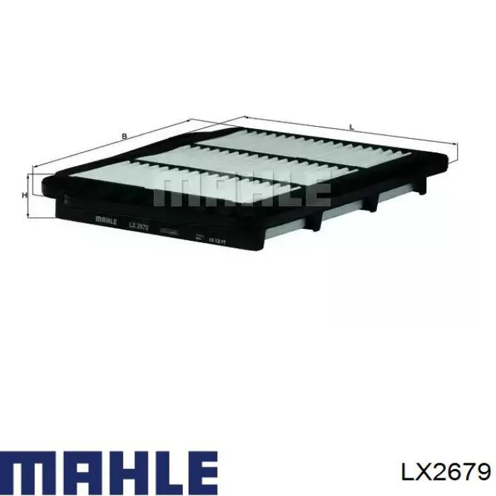El filtro de aire Mahle Original LX2679 precio, desde 3,65 EUR