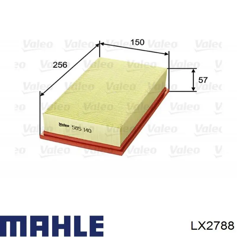 El filtro de aire Mahle Original LX2788 precio, desde 12,96 EUR