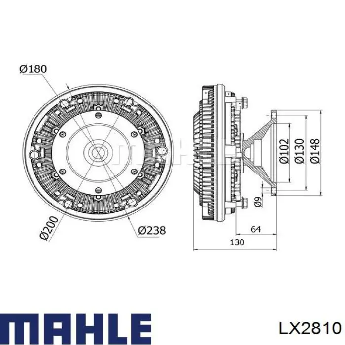 Comprar LX2810 Mahle Original Filtro de aire