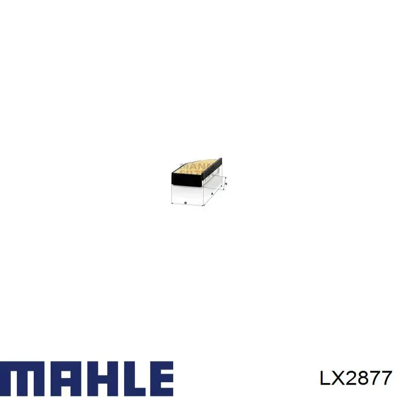 Filtro aire Mahle Original LX2877