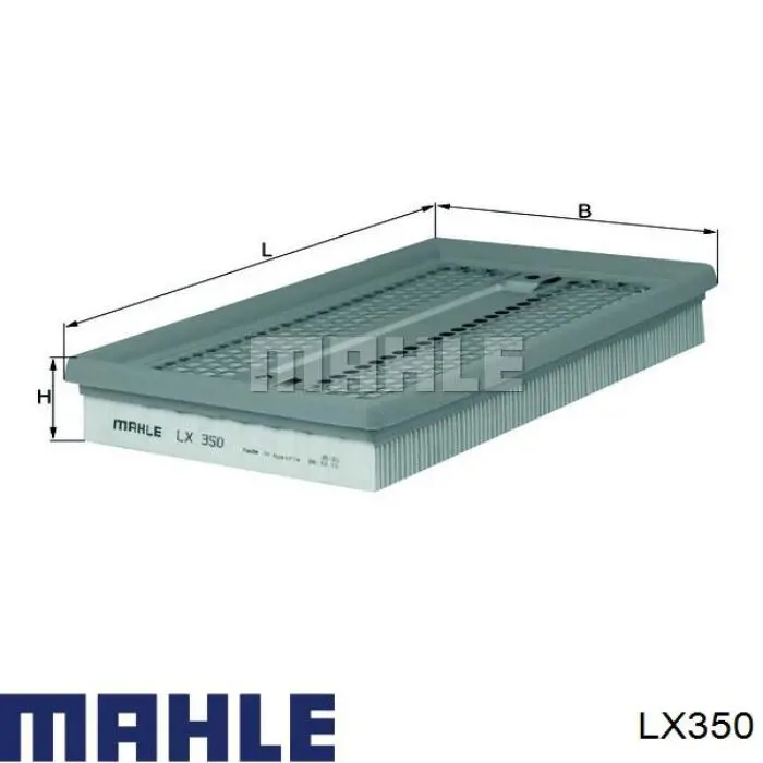 El filtro de aire Mahle Original LX350 precio, desde 7,99 EUR