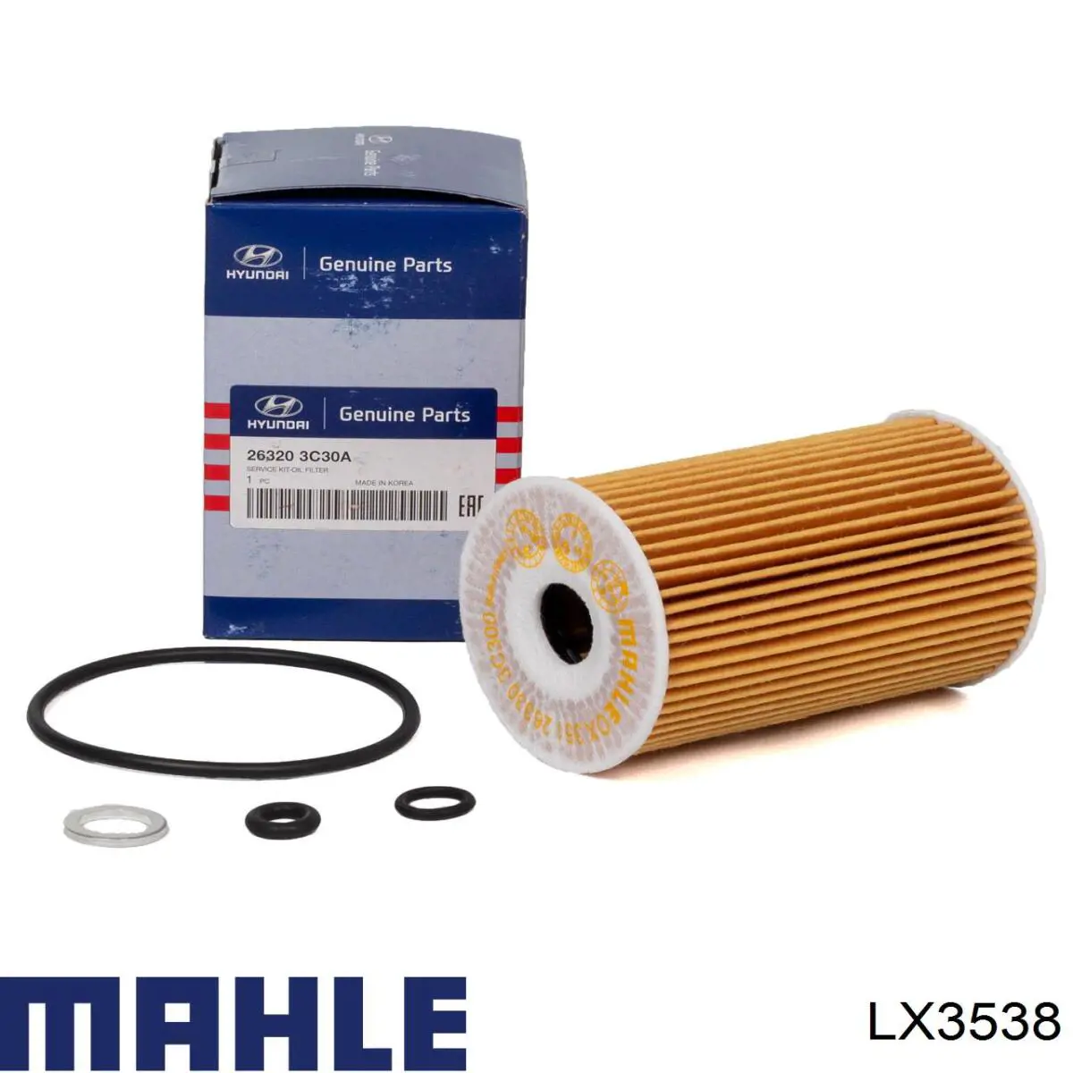 LX3538 Mahle Original Filtro de aire de motor
