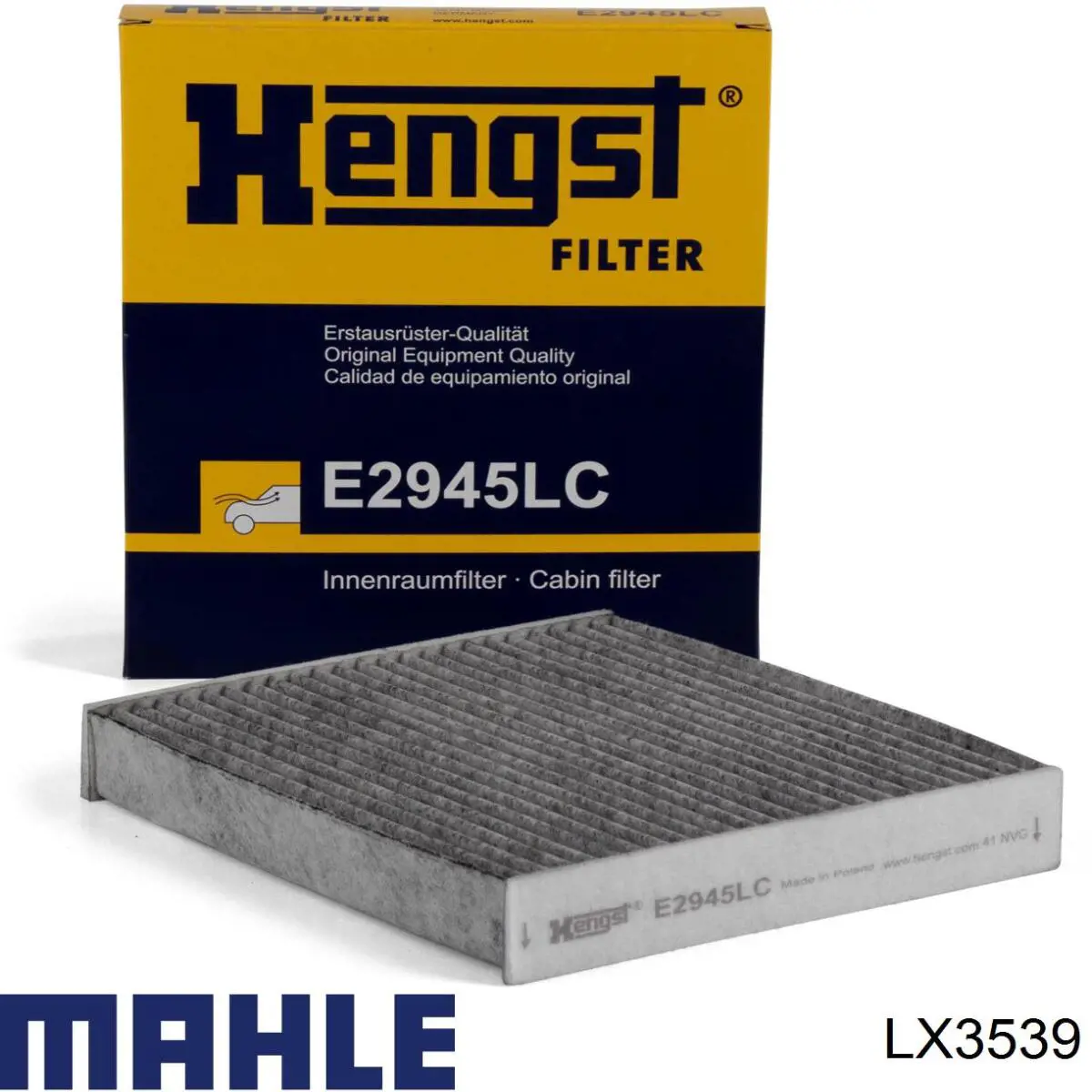Filtro de aire LX3539 Mahle Original