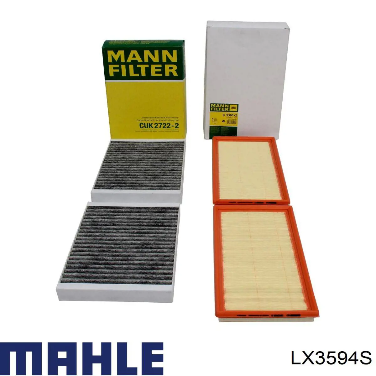 LX3594S Mahle Original filtro de aire