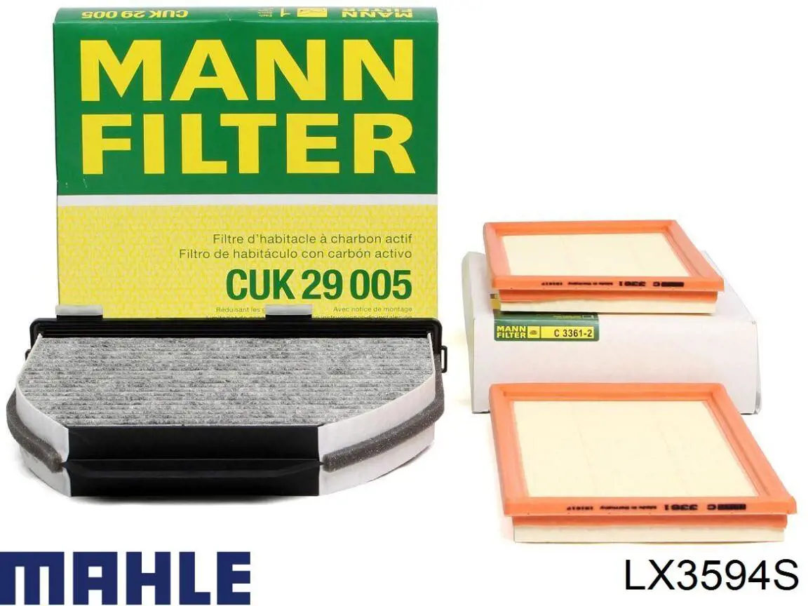 El filtro de aire Mahle Original LX3594S precio, desde 18,53 EUR