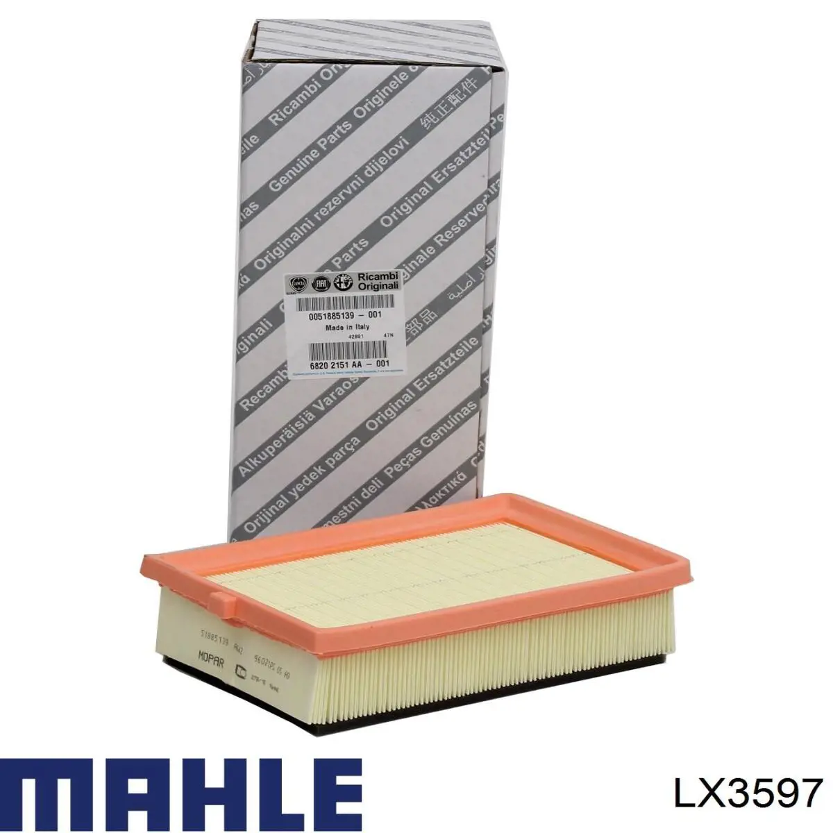 LX3597 Mahle Original Filtro de aire de motor